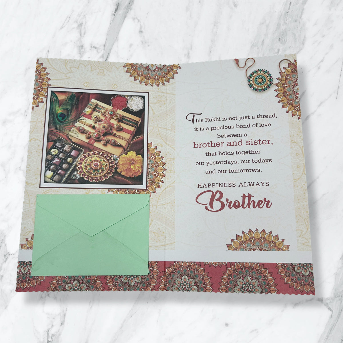 With Lots of Love - Raksha Bandhan Greeting Card