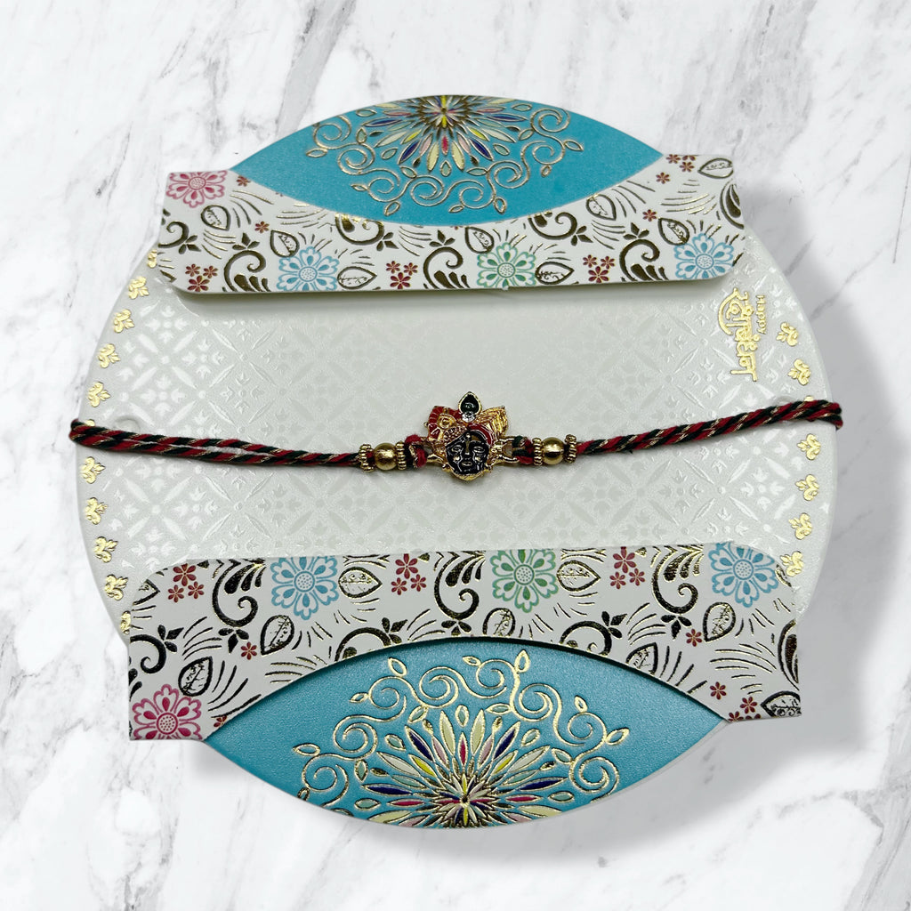 Khatu Shyam Meenakari Resham Rakhi