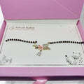 Floral Butterfly Mangalsutra Bracelet Lumba Rakhi for Bhabhi