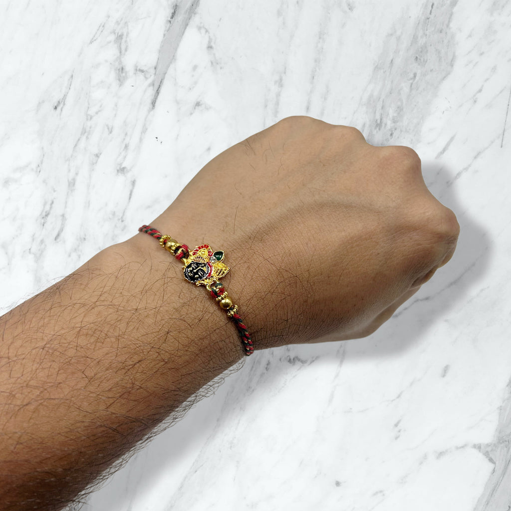 Khatu Shyam Meenakari Resham Rakhi