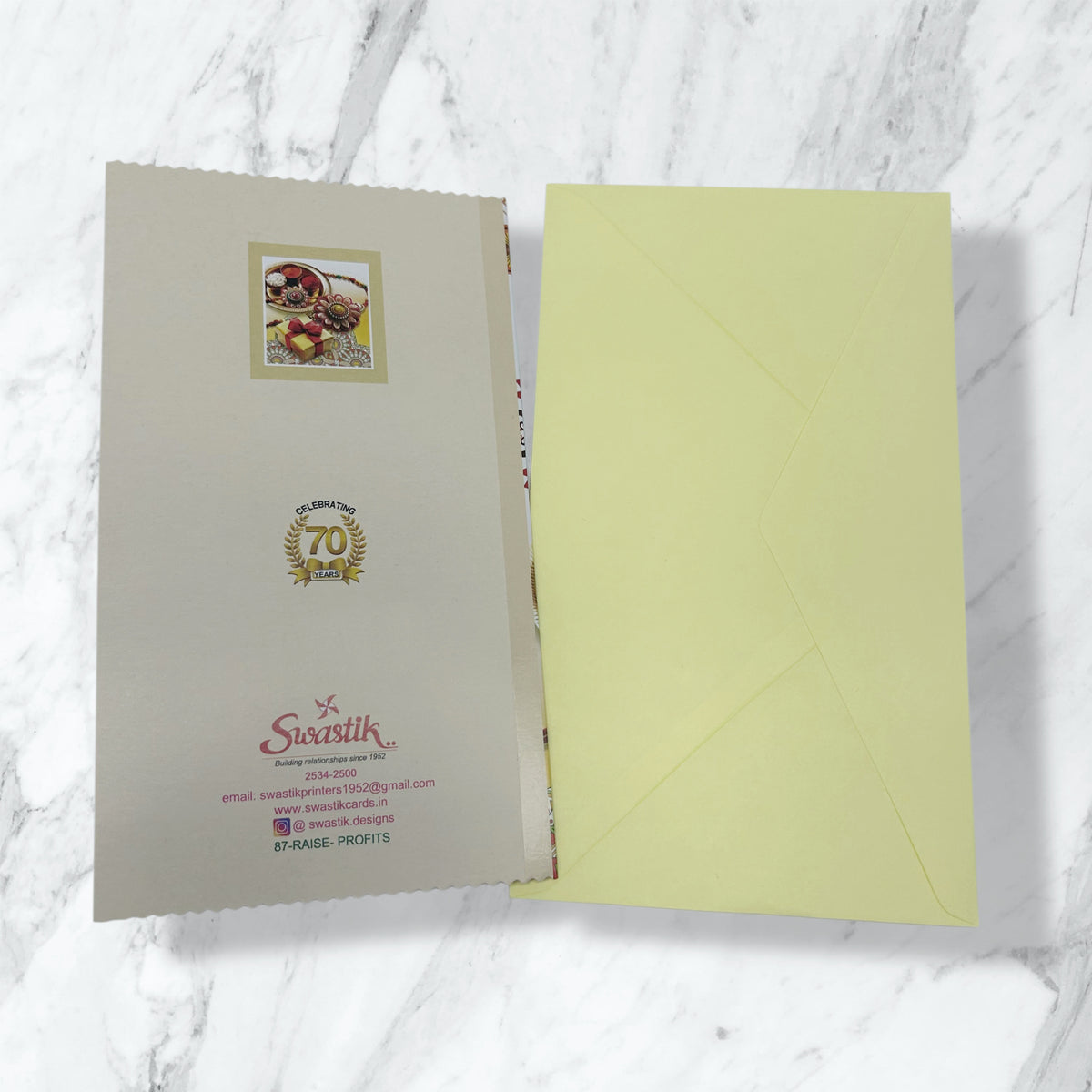 Best Wishes For You Dear Brother - Rakhi Greeting Card