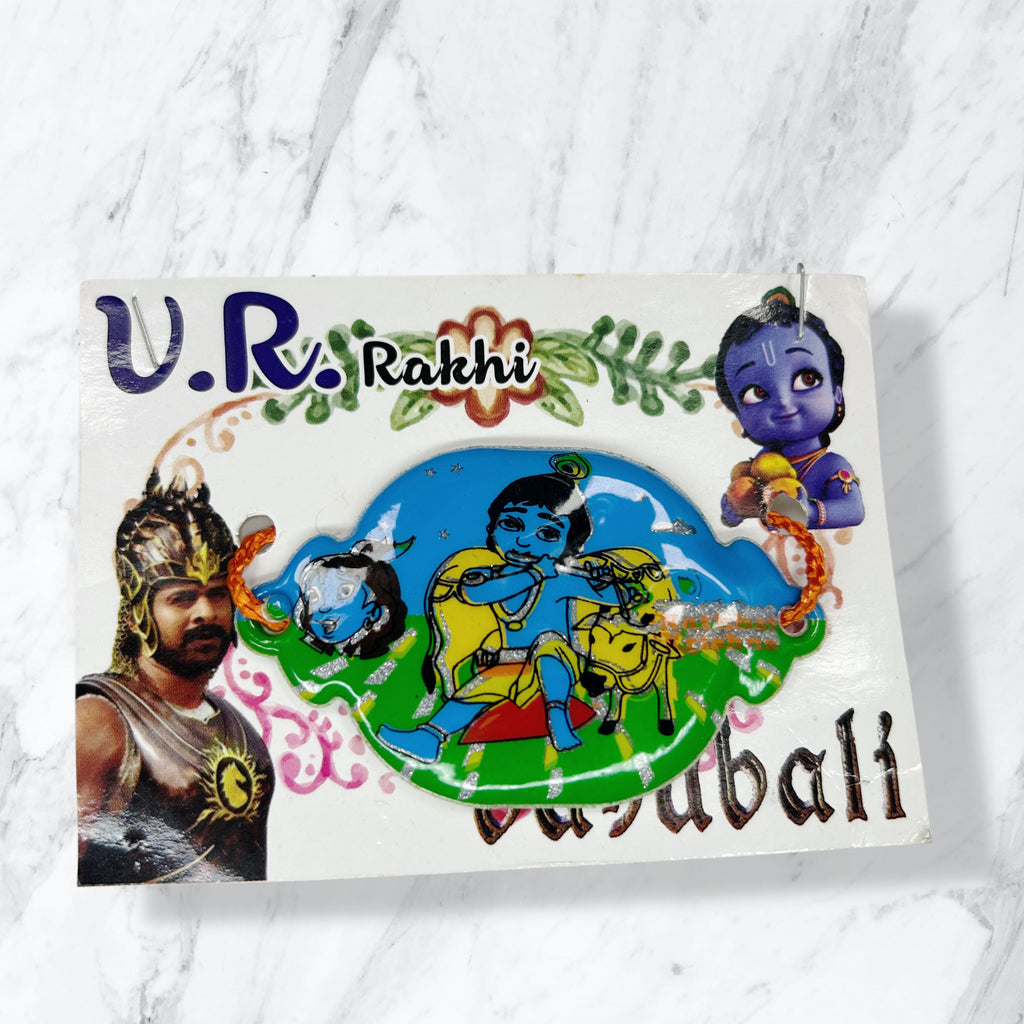 Little Krishna Cartoon Kids Rakhi