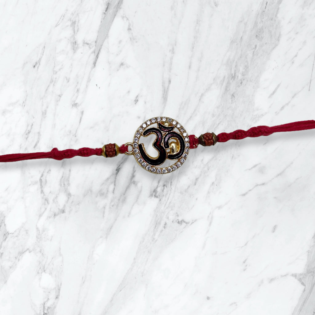 Om Rudraksha Rakhi