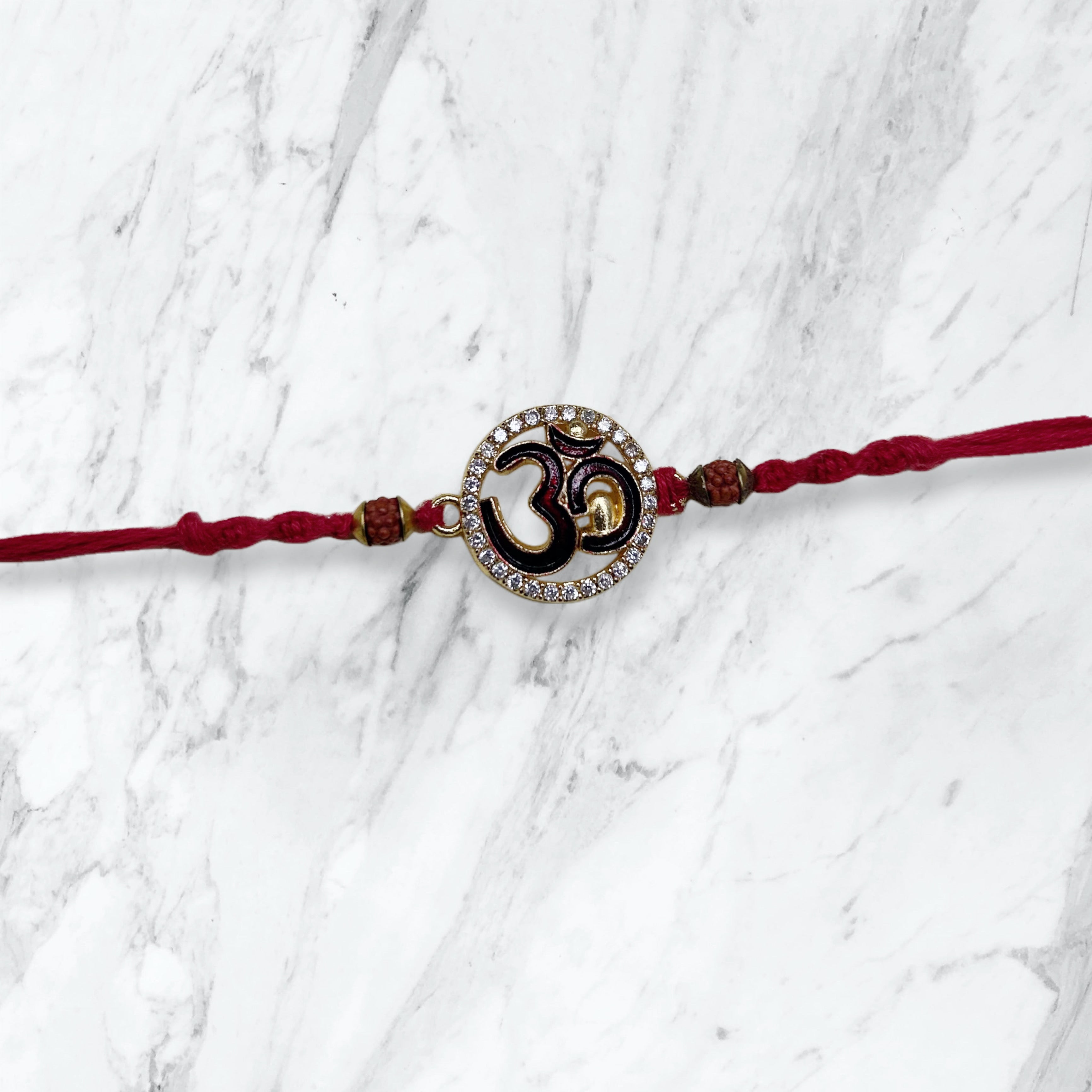 Om Rudraksha Rakhi