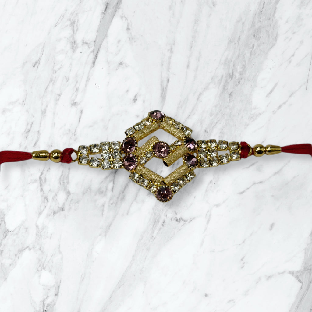 Geometric Stone Rakhi