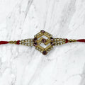 Geometric Stone Rakhi
