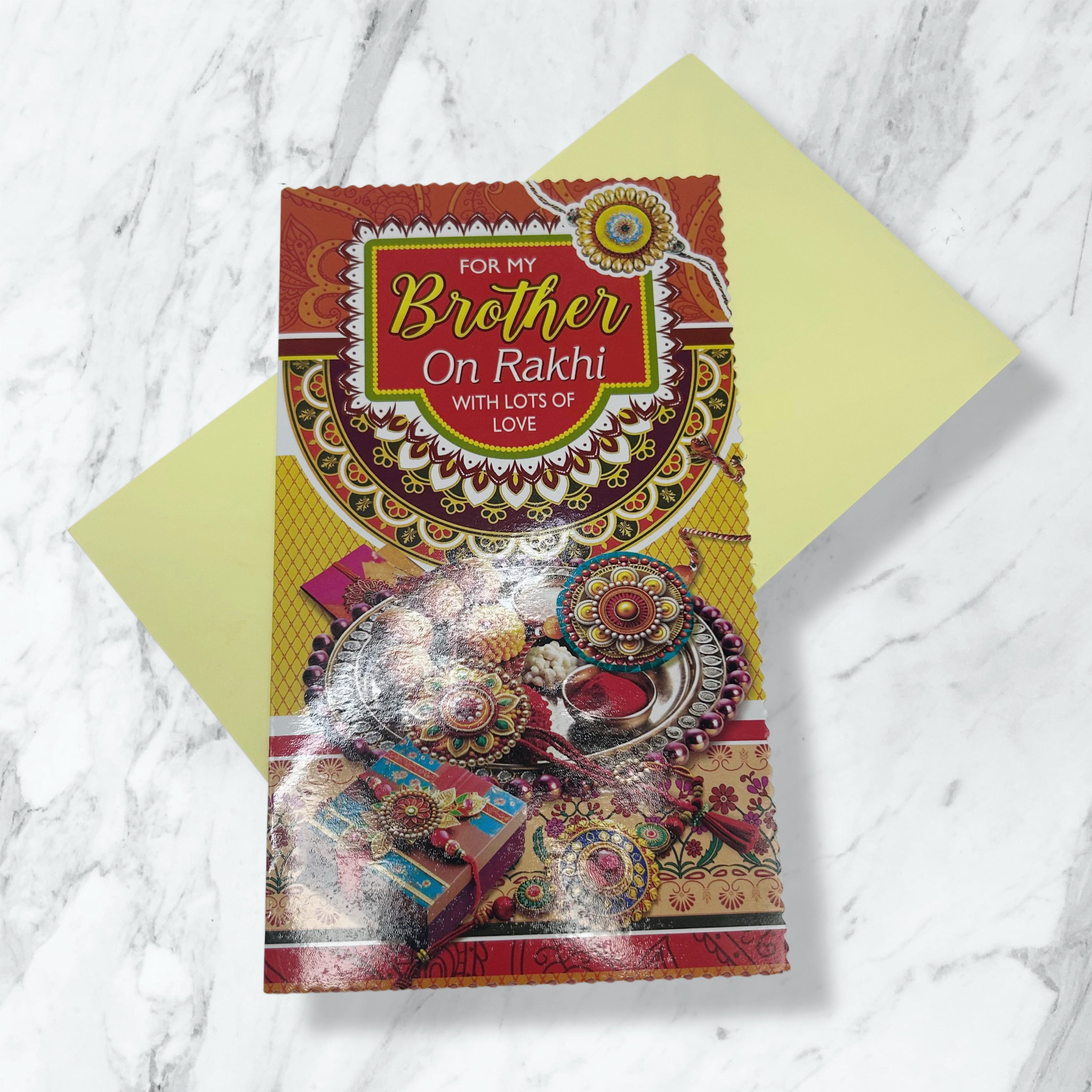 For My Brother On Rakhi - Greeting Card