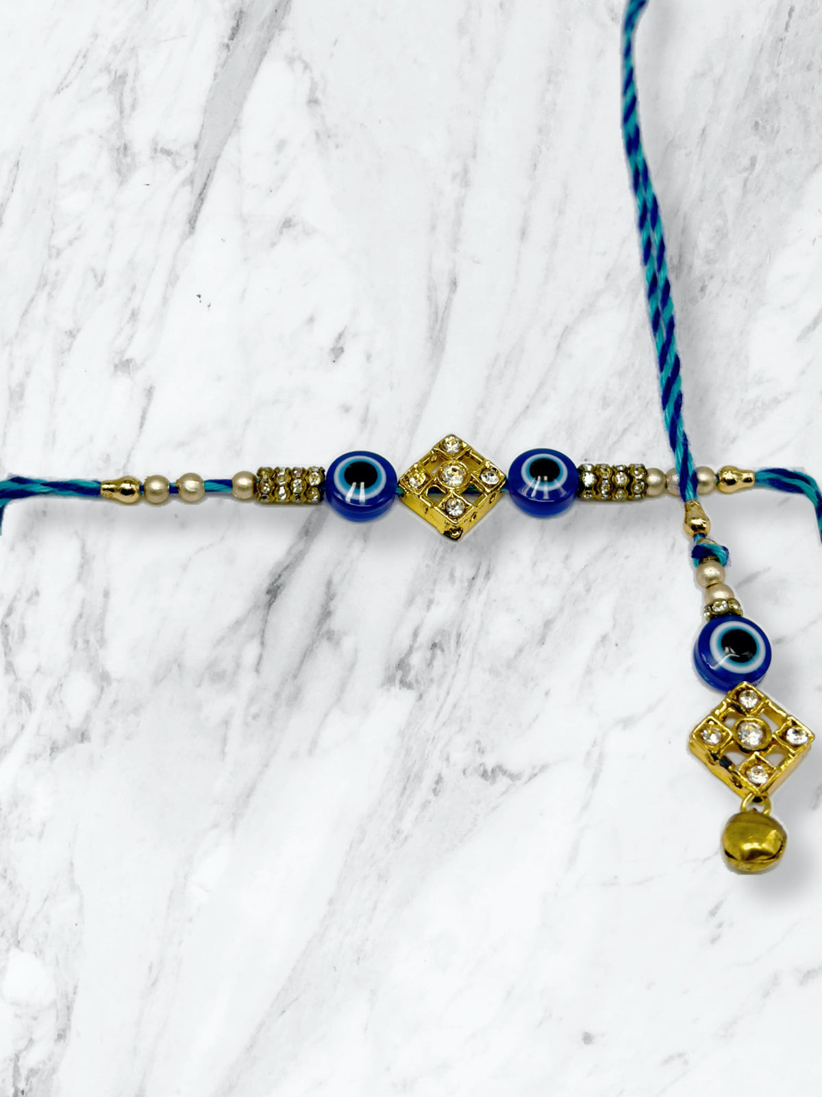 Nazar Battu & Kundan Bhaiya Bhabhi Rakhi Set