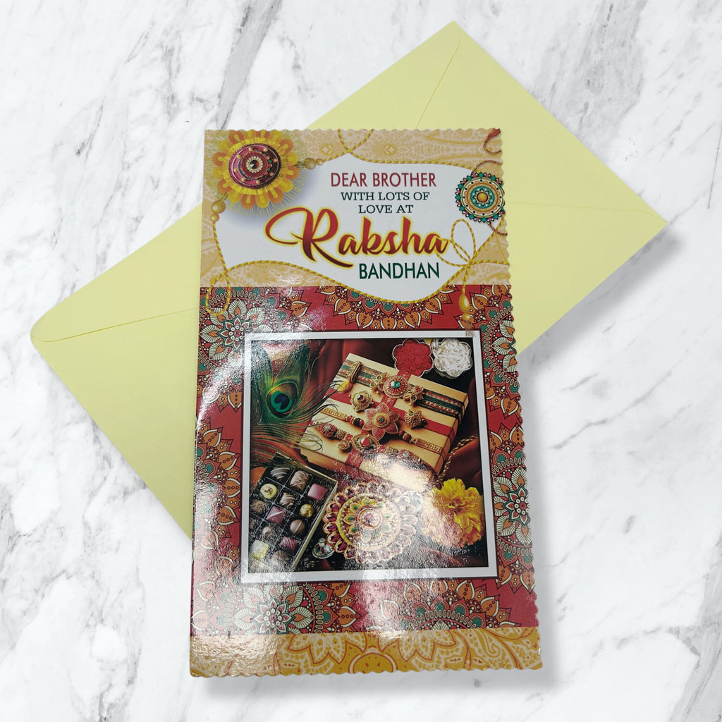 With Lots of Love - Raksha Bandhan Greeting Card